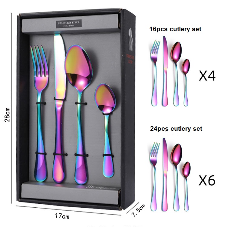 16/24pcs Cutlery set